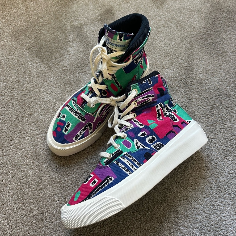 Converse x Fear of God Essentials Skid Grip Multicolor High-Top Retro Sneakers